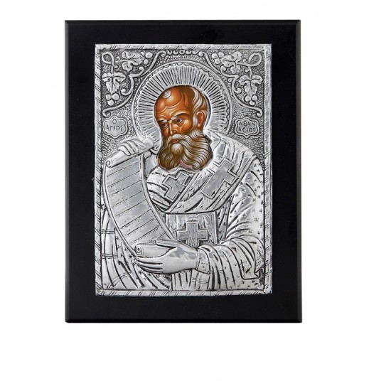 Επάργυρη Εικόνα Αγ. Αθανάσιος 