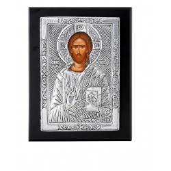 Επάργυρη Εικόνα Χριστός Ευλογών