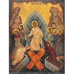 Ξύλινη Εικόνα Ανάσταση