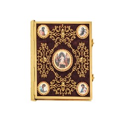 Ευαγγέλιο Βελούδο Χρυσοκ/το Σταυρό Εικόνα