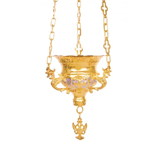 Κανδήλα Βυζαντινή Σκαλιστή Νο1