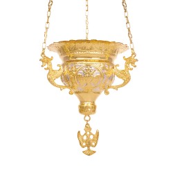 Κανδήλα Βυζαντινή Σκαλιστή Νο4