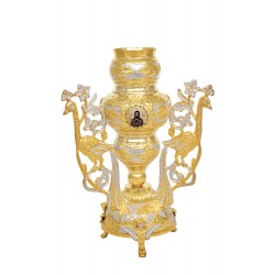 Κανδ.Αγ.Τραπ.Παγώνια Δίχρ.(Εικόν.Πορσελ.)