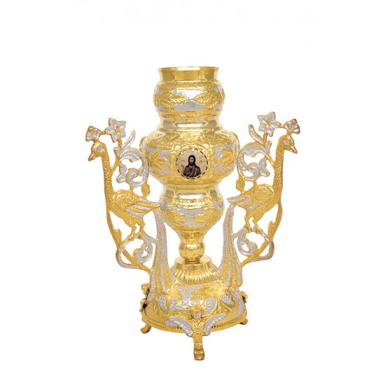 Κανδ.Αγ.Τραπ.Παγώνια Δίχρ.(Εικόν.Πορσελ.)