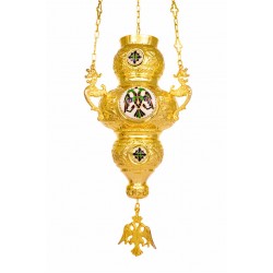 ΚΑΝΔΗΛΑ ΣΜΑΛΤΟ ΔΙΚΕΦΑΛΟΣ Νο4 ΕΠΙΧΡΥΣΗ