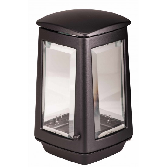 ΚΑΝΤΗΛΙ ΤΕΤΡΑΓΩΝΟ ΛΕΙΟ ΚΡΥΣΤΑΛΛΟ ΜΑΥΡΟ ΜΑΤ