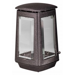 ΚΑΝΤΗΛΙ ΤΕΤΡΑΠΛΕΥΡΟ ΛΕΙΟ ΚΡΥΣΤΑΛΛΟ ΜΑΥΡΟ ΑΣΗΜΙ