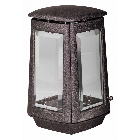 ΚΑΝΤΗΛΙ ΤΕΤΡΑΠΛΕΥΡΟ ΛΕΙΟ ΚΡΥΣΤΑΛΛΟ ΜΑΥΡΟ ΑΣΗΜΙ