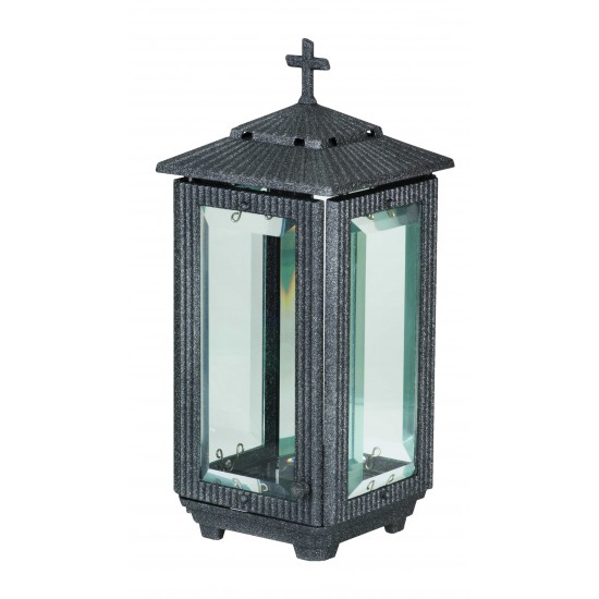 ΚΑΝΤΗΛΙ ΤΕΤΡΑΠΛΕΥΡΟ ΚΡΥΣΤΑΛΛΟ VILIS ΜΠΡΟΝΖΕ