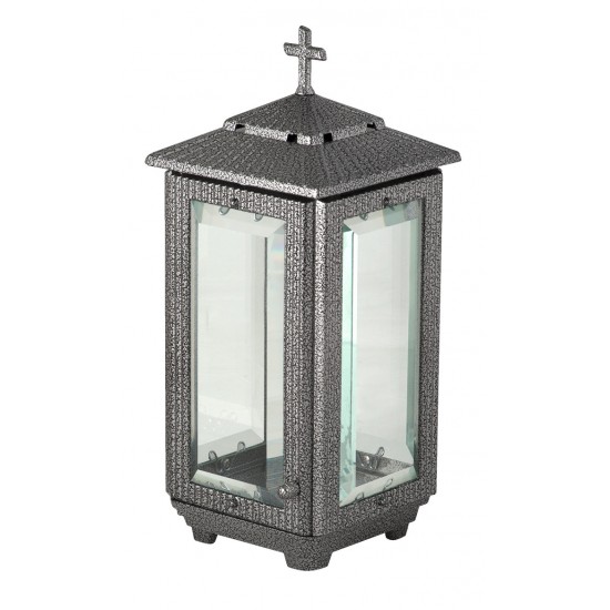 ΚΑΝΔΗΛΙ ΑΛΟΥΜΙΝΙΟΥ ΜΑΡΤΕΛΕ ΜΑΥΡΟ-ΧΡΩΜΙΟ