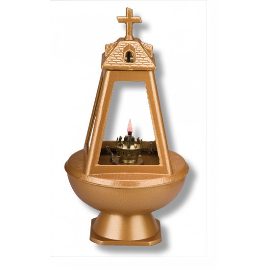 ΚΑΝΤΗΛΙ ΠΥΡΑΜΙΔΑ ΣΤΕΓΑΝΟ ΔΕΞΑΜΕΝΗ ΤΖΑΜΙ ΜΠΡΟΝΖΕ