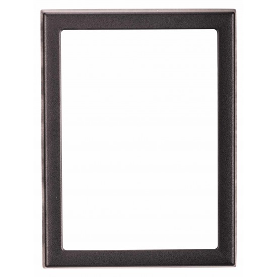 ΚΟΡΝΙΖΑ ΤΕΤΡΑΓΩΝΗ ΧΩΡΙΣ ΒΑΣΗ 13*18 ΑΛΟΥΜΙΝΙΟ ΜΑΥΡΟ ΜΑΤ