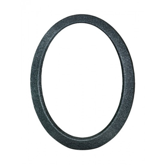 ΚΟΡΝΙΖΑ ΟΒΑΛ ΧΩΡΙΣ ΒΑΣΗ 13*18 ΛΕΙΑ ΜΑΥΡΟ-ΑΣΗΜΙ