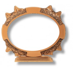 ΚΟΡΝΙΖΑ ΟΒΑΛ ΜΕ ΒΑΣΗ ΠΛΑΓΙΑ 13*18 ΑΜΠΕΛΟΣ