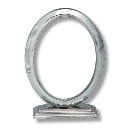 ΚΟΡΝΙΖΑ ΟΒΑΛ ΜΕ ΒΑΣΗ 11*15 ΧΡΩΜΙΟ