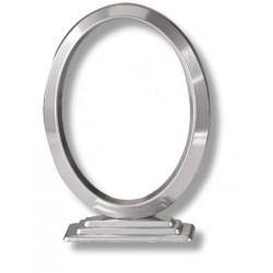 ΚΟΡΝΙΖΑ ΟΒΑΛ ΑΛΟΥΜΙΝΙΟΥ ΒΑΣΗ ΧΡΩΜΙΟ