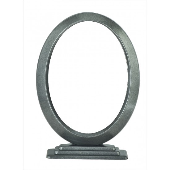 ΚΟΡΝΙΖΑ ΝΕΟΥ ΤΥΠΟΥ 13*18 ΟΒΑΛ ΜΕ ΒΑΣΗ ΑΛΟΥΜΙΝΙΟ ΑΝΘΡΑΚΙ