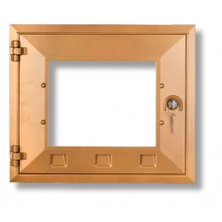 ΠΟΡΤΑΚΙ ΑΛΟΥΜΙΝΙΟ ΜΠΡΟΝΖΕ ΜΕ ΤΖΑΜΙ