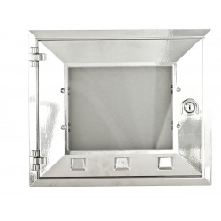 ΠΟΡΤΑΚΙ ΑΛΟΥΜΙΝΙΟ ΧΡΩΜΙΟ ΜΕ ΤΖΑΜΙ