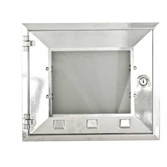 ΠΟΡΤΑΚΙ ΑΛΟΥΜΙΝΙΟ ΧΡΩΜΙΟ ΜΕ ΤΖΑΜΙ