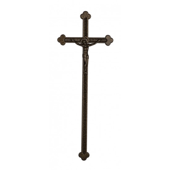 ΣΤΑΥΡΟΣ ΜΕ ΣΩΜΑ ΛΟΥΚΙ 0.43 ΜΑΡΤΕΛΕ ΜΑΥΡΟ ΧΡΥΣΟ