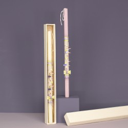 Πασχαλινή Λαμπάδα Μίνι Στρογγυλ΄ή Σκουλαρίκια Μπαλαρίνα Σμάλτο 