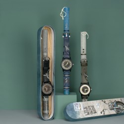 Πασχαλινή Στρογγυλή Λαμπάδα Ρολόι Ανδρικό