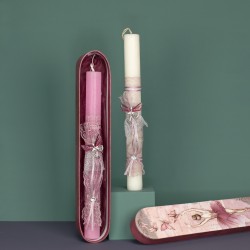 Πασχαλινή Λαμπάδα Πλακέ Καρφίτσα Πεταλούδα