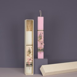 Πασχαλινή Λαμπάδα Πλακέ Κοντή Καρφίτσα Νεράιδα