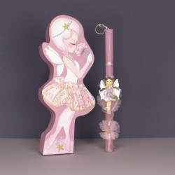 Πασχαλινή Λαμπάδα Στρογγυλή Κουτί Νεράιδα 