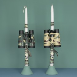 Πασχαλινή Στρογγυλή Λαμπάδα Κιάλια