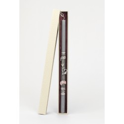 Πασχαλινή Στρογγυλή Λαμπάδα Μίνι Κρεμαστό Καρδιά