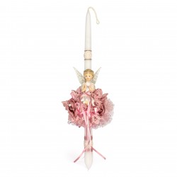 Πασχαλινή Στρογγυλή Λαμπάδα Νεράϊδα Μπάλα