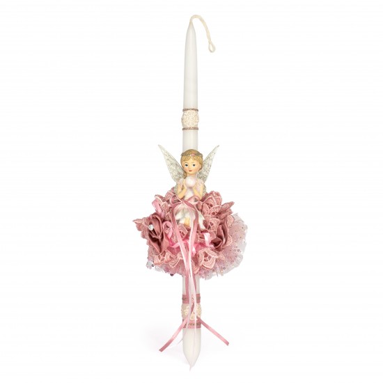 Πασχαλινή Στρογγυλή Λαμπάδα Νεράϊδα Μπάλα