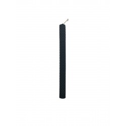 Λαμπάδα Αστόλιστη Κυλινδρική Κηρύθρα Μαύρη